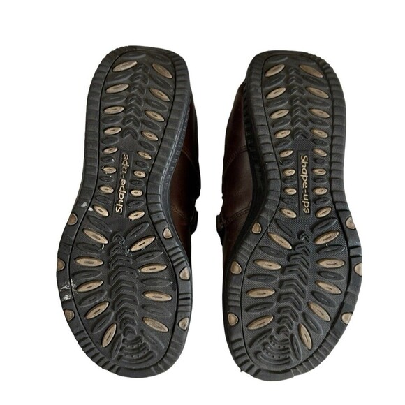 Skechers Shape Up Womens Brown Hydro Leather  Z Strap Toning Sneaker 6.5 - Picture 10 of 12